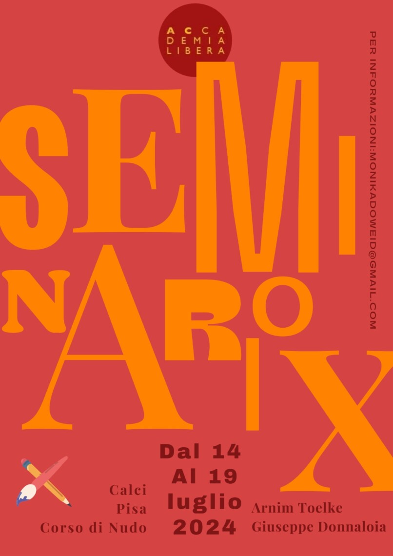 Locandina X seminario all'accademia libera